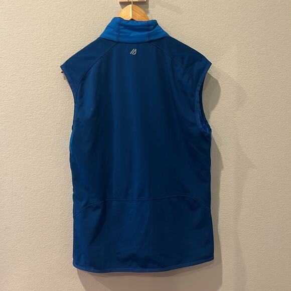 Eddie Bauer FreeHeat Bright Blue Insulated Zip Up Vest | Mens Small - Picture 6 of 7